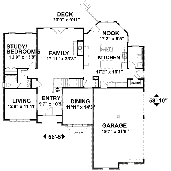 main floor house blueprint