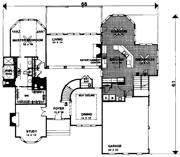 main floor house blueprint