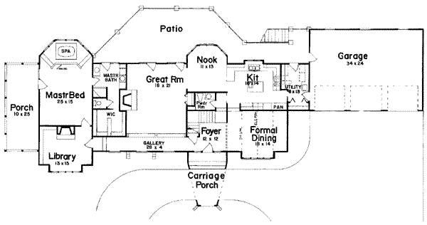main floor house blueprint