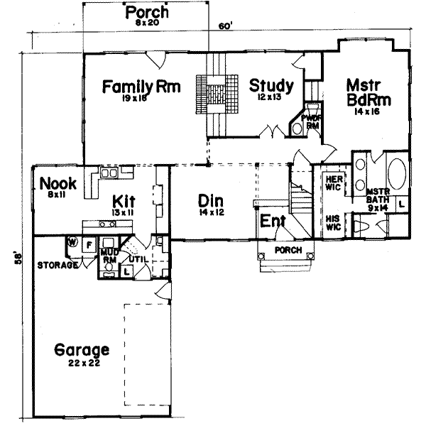 main floor house blueprint