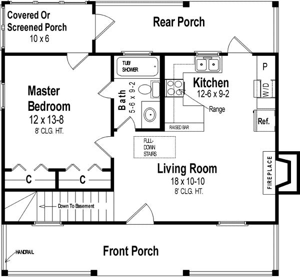 main floor house blueprint