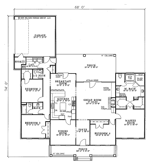 main floor house blueprint
