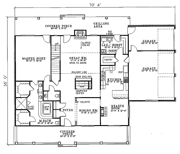 main floor house blueprint