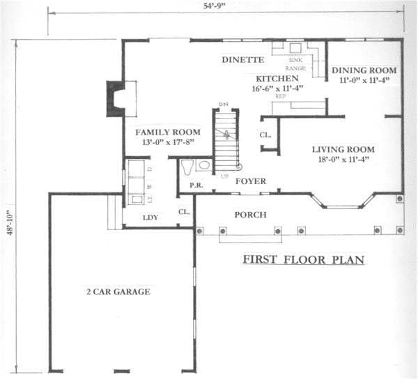 main floor house blueprint