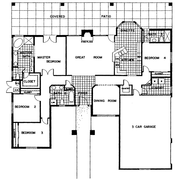 main floor house blueprint