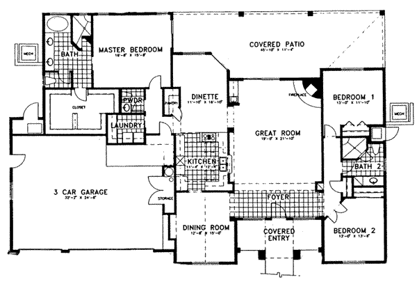 main floor house blueprint