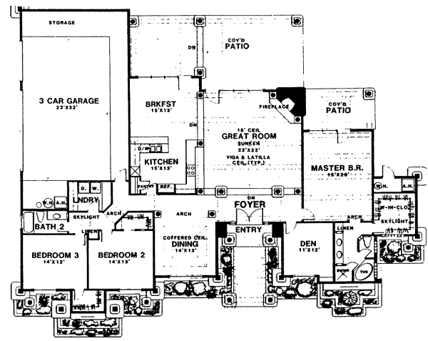 main floor house blueprint