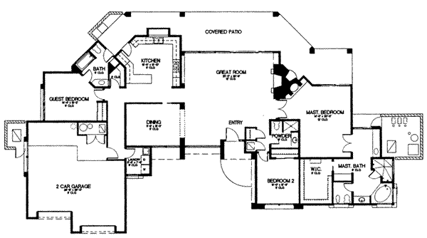 main floor house blueprint