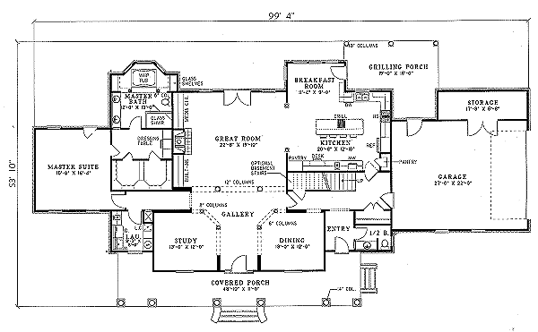 main floor house blueprint
