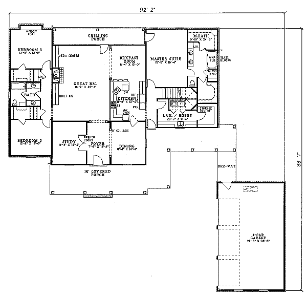main floor house blueprint