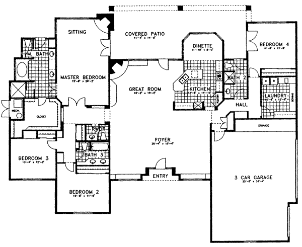 main floor house blueprint