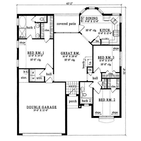 main floor house blueprint