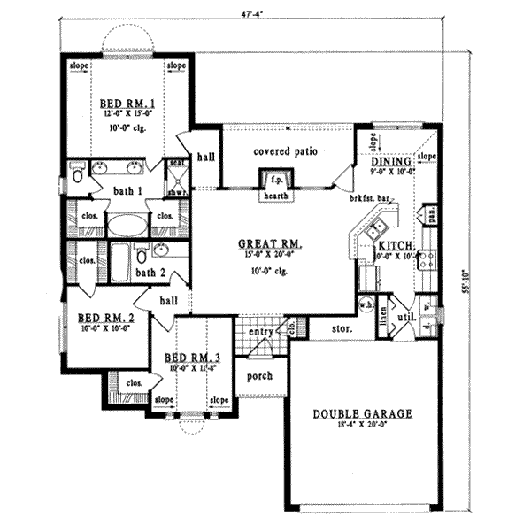 main floor house blueprint