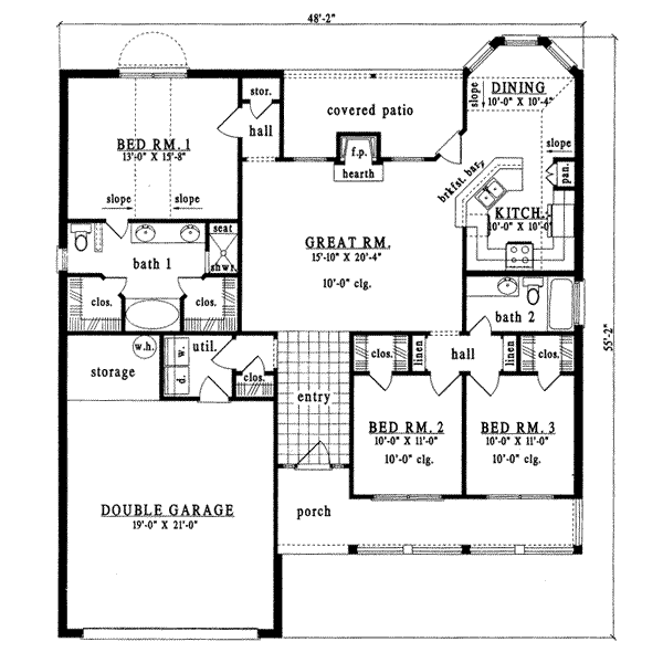 main floor house blueprint