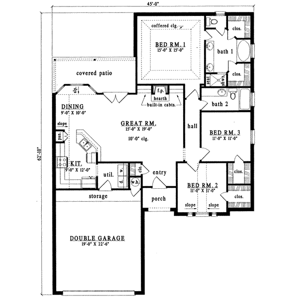 main floor house blueprint