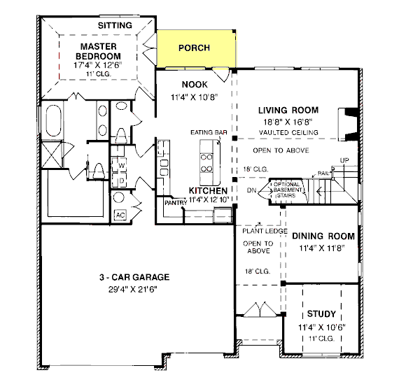 main floor house blueprint