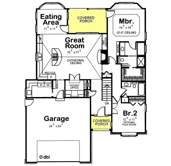main floor house blueprint