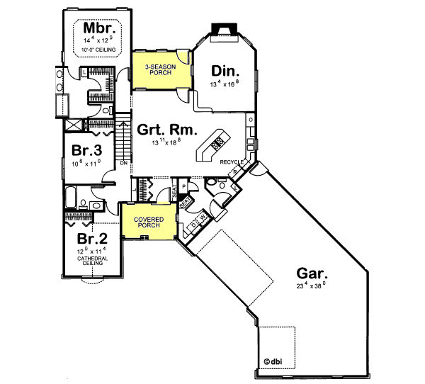 main floor house blueprint