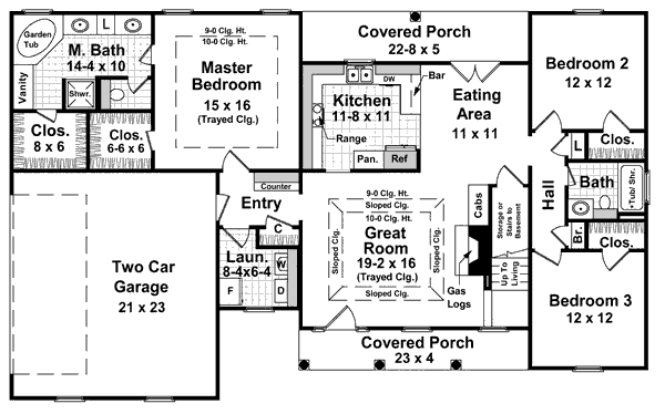 main floor house blueprint