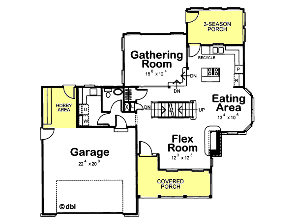 main floor house blueprint