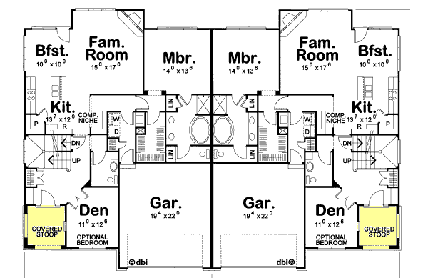 main floor house blueprint