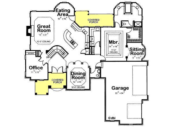 main floor house blueprint
