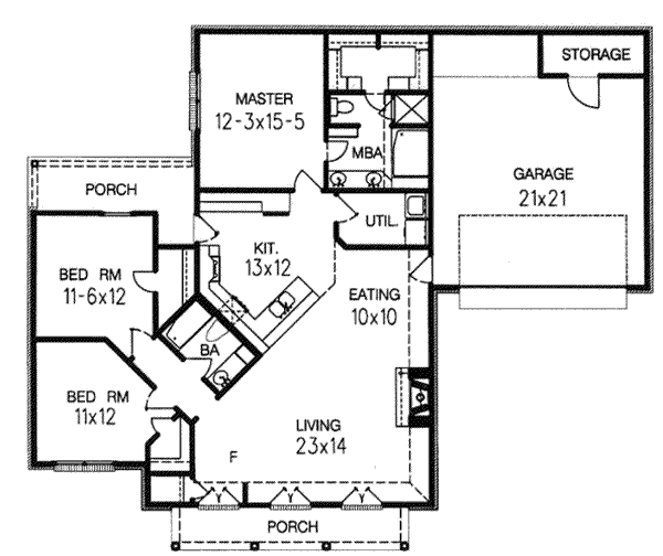 main floor house blueprint