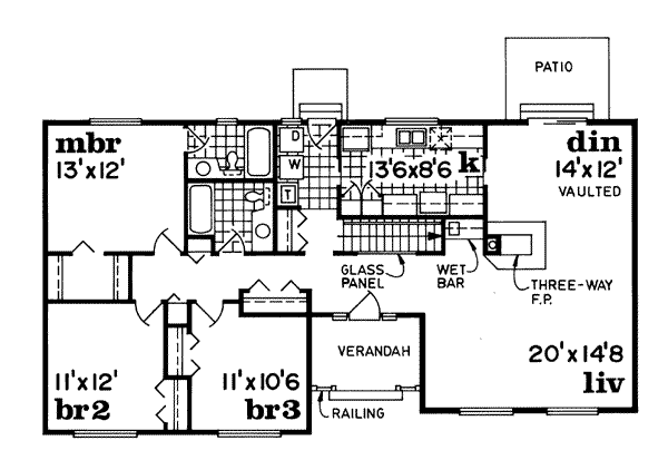 main floor house blueprint