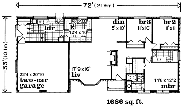 main floor house blueprint