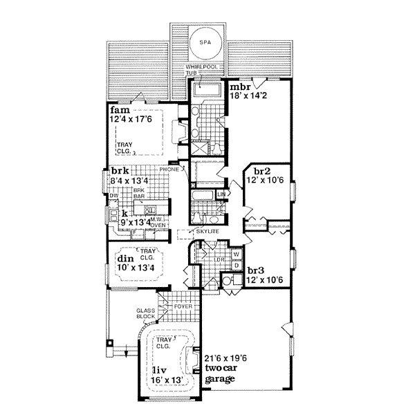 main floor house blueprint
