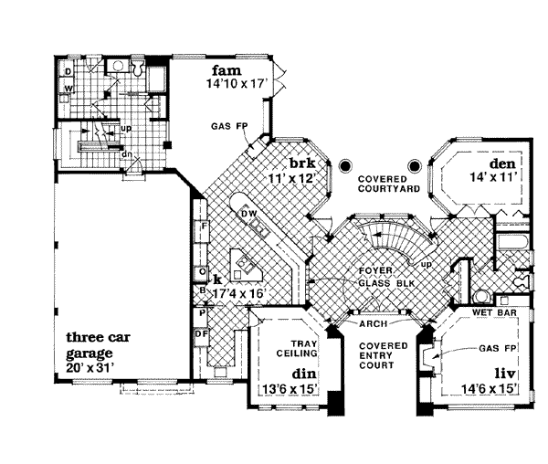 main floor house blueprint