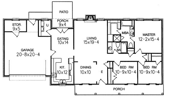 main floor house blueprint