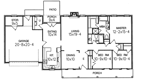 main floor house blueprint