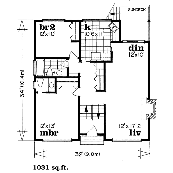 main floor house blueprint