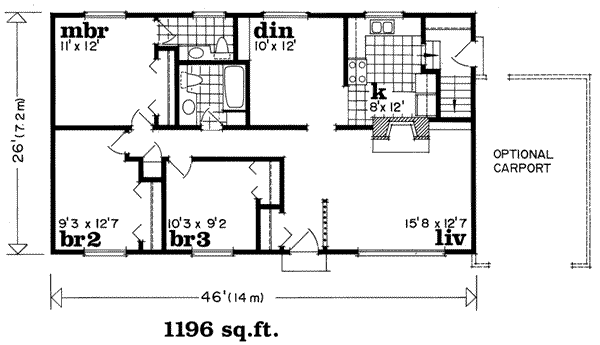 main floor house blueprint