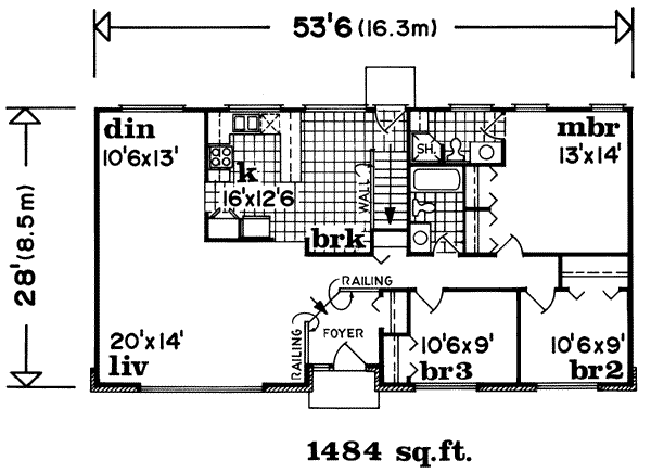 main floor house blueprint