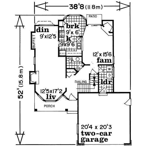 main floor house blueprint