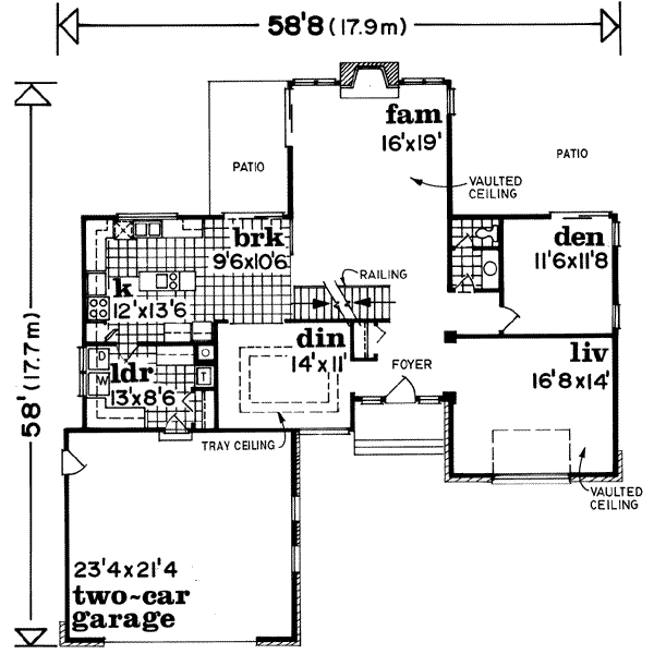 main floor house blueprint