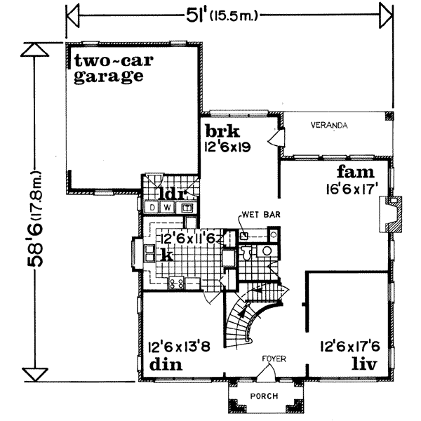 main floor house blueprint