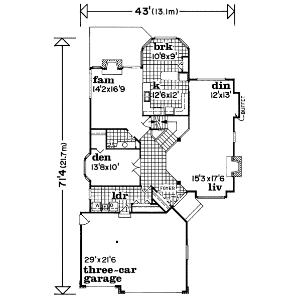 main floor house blueprint