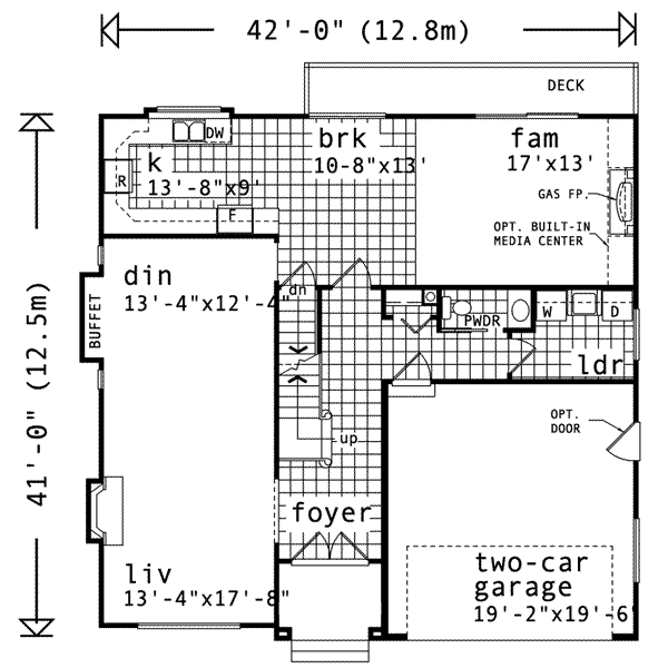 main floor house blueprint