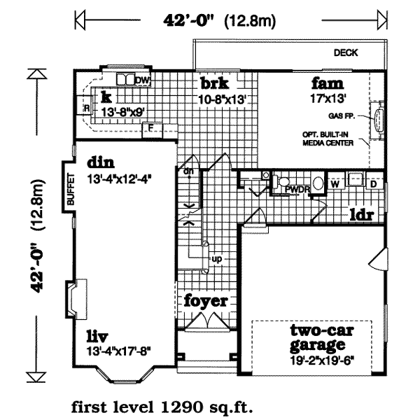 main floor house blueprint
