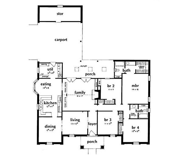main floor house blueprint