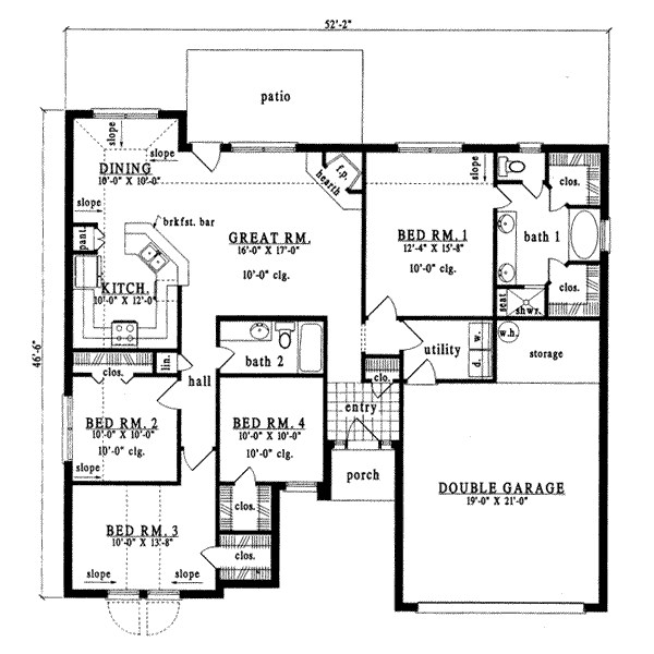 main floor house blueprint