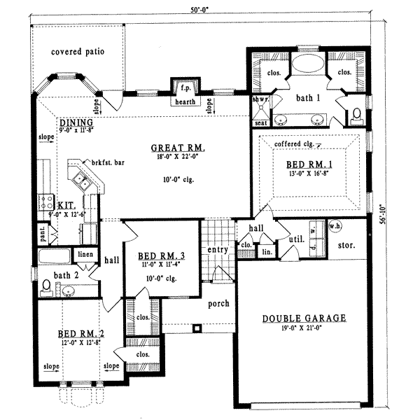 main floor house blueprint