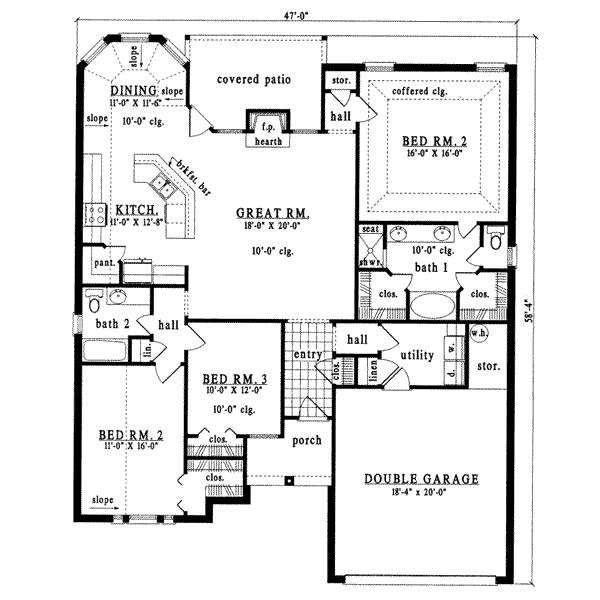main floor house blueprint