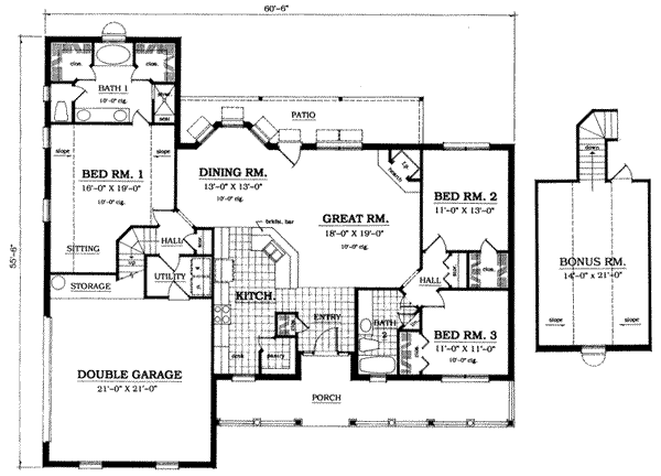 main floor house blueprint