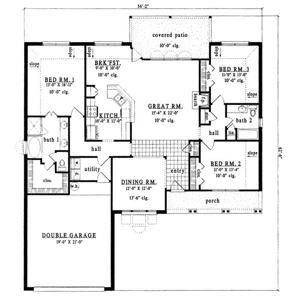 main floor house blueprint