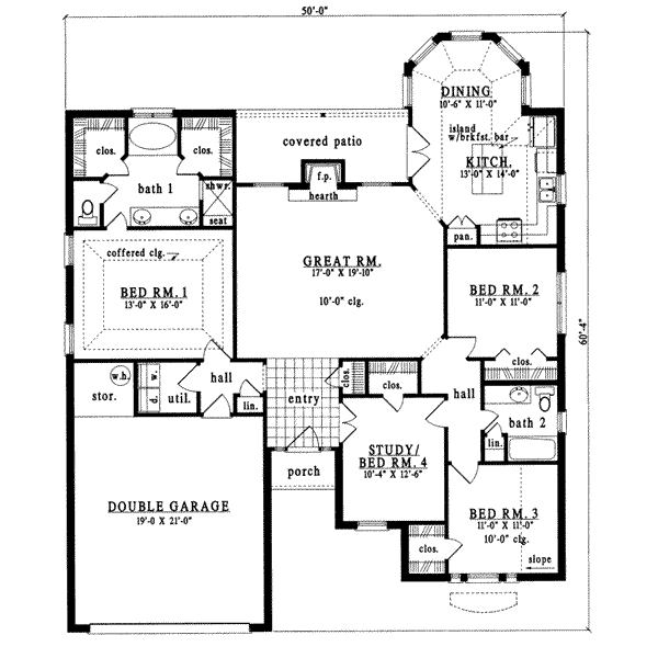 main floor house blueprint