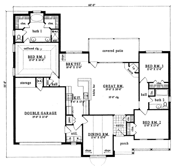 main floor house blueprint